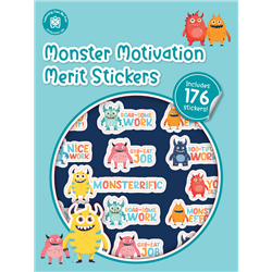 Monster Motivation Merit Sticker Book